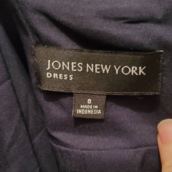 Jones New York White and Black Polka Dot Cocktail - Picture 2 of 7